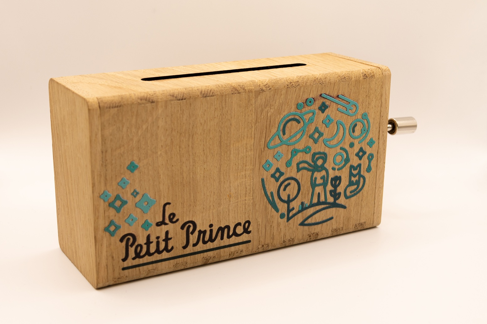 Boîte à musique Le Petit Prince personnalisée par impression UV
